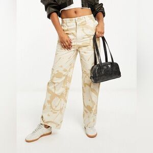 016 - NWOT OBEY Brighton Printed Carpenter Jeans Size 27